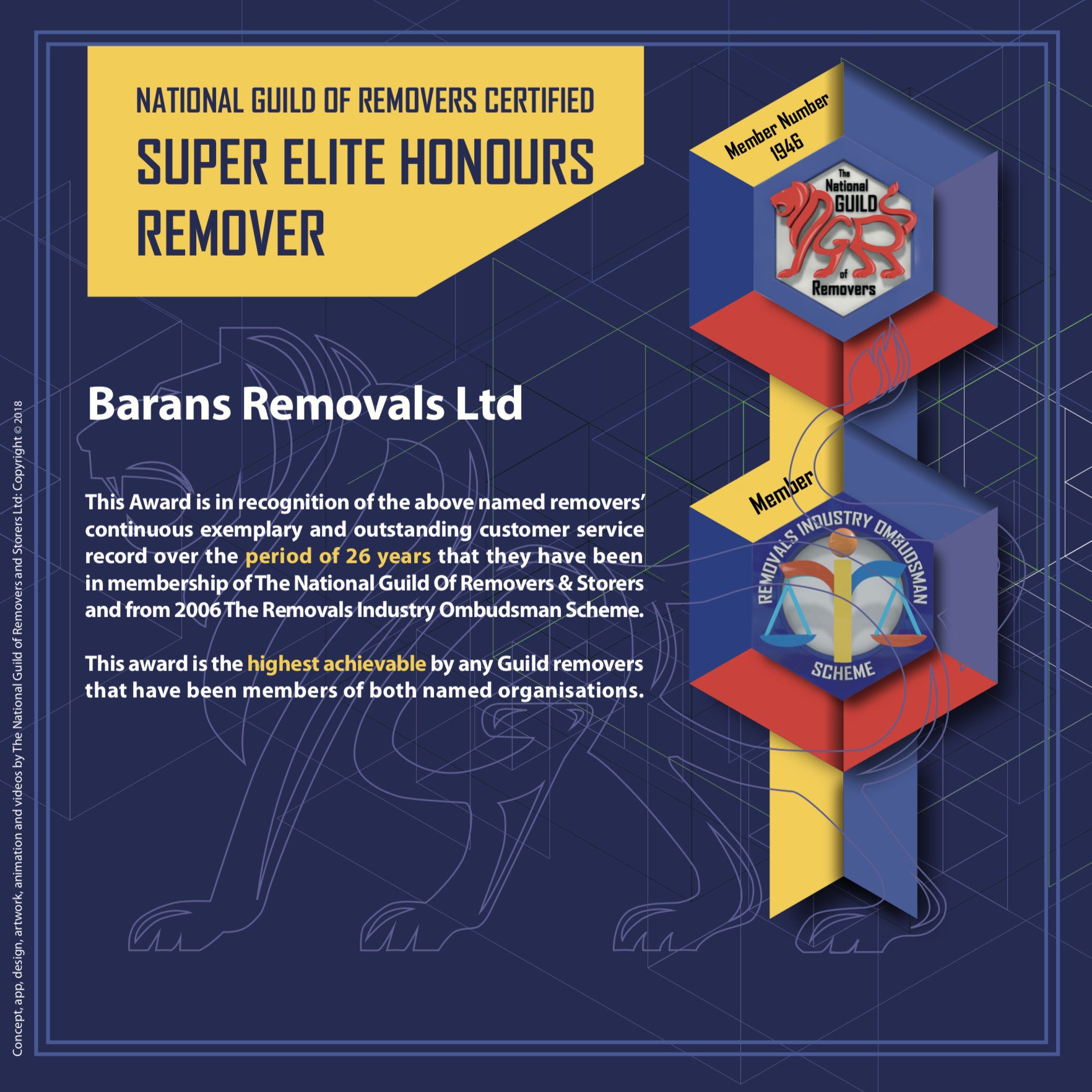 National Guild of Removers and Storers - Super Elite Remover